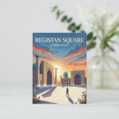 Registan Square Uzbekistan ポストカード (スタンド正面)