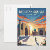 Registan Square Uzbekistan ポストカード (正面/裏面)