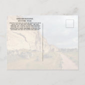 Register Cliff, Oregon Trail, Wyoming ポストカード (裏面)