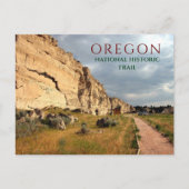Register Cliff, Oregon Trail, Wyoming ポストカード (正面)
