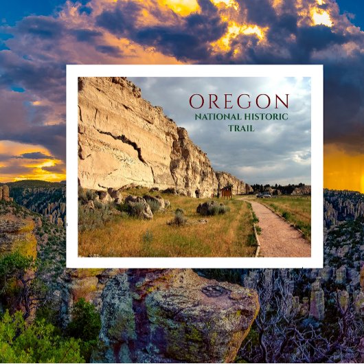 Register Cliff, Oregon Trail, Wyoming ポストカード