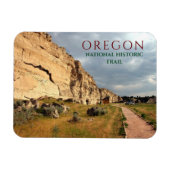 Register Cliff, Oregon Trail, Wyoming マグネット (横)