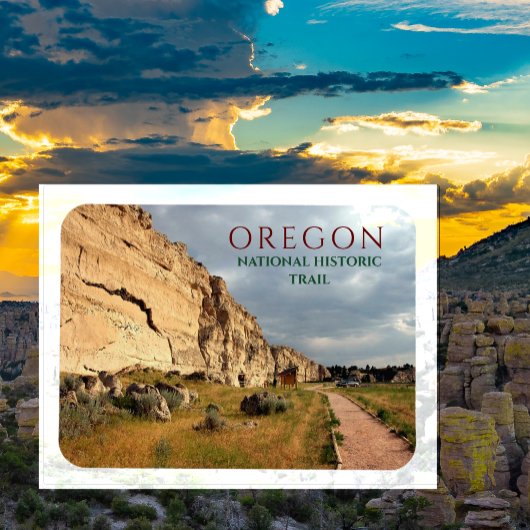 Register Cliff, Oregon Trail, Wyoming マグネット