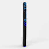 RegistereのナースのiPhone 5の場合の青いヒョウのデザイン Case-Mate iPhoneケース (裏面/右)