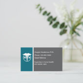 Registered Nurse Modern Unique Business Cards 名刺 (スタンド正面)