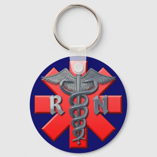 Registered Nurse Symbol キーホルダー (正面)