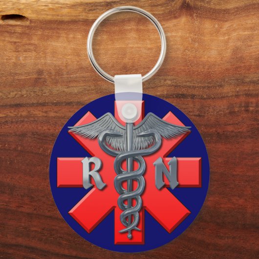 Registered Nurse Symbol キーホルダー (正面)
