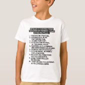 Regles pour un rv avec ma fille tシャツ (正面)