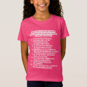 Regles pour un rv avec ma fille tシャツ (正面)