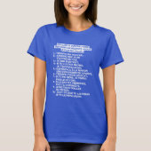 Regles pour un rv avec ma fille tシャツ (正面)