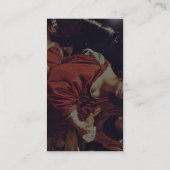 Régnier N著カードシャープそして占い師の詳細 名刺 (裏面)