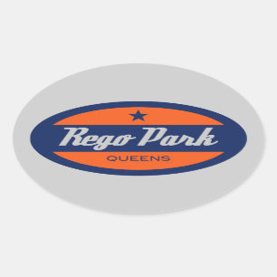 Rego公園 楕円形シール