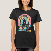 Regulation Before Expectation Neurodiversity Socia Tシャツ (正面)