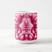 Reh und Bärchen Weihnachten Christmas Magenta コーヒーマグカップ (中央)