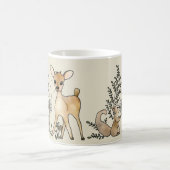 Reh und Eichhörnchen  Kaffeetasse コーヒーマグカップ (中央)