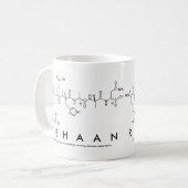Rehaanペプチド名mug コーヒーマグカップ (正面左)