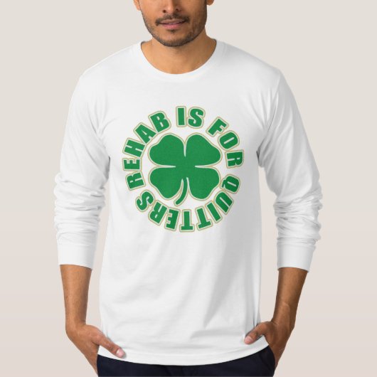 RehabはQuitorsの略 Tシャツ (正面)