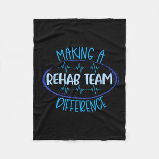 RehabチームSlpセラピーMとの違い フリースブランケット