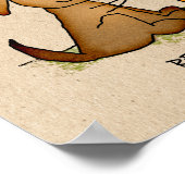 Rehab & Detox Cartoon：回復Sobriety薬物フリー ポスター (角)