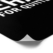 Rehab Is For Quitters Funny Quote ポスター (角)