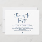 Reharsal Dinner Invitatのトー結婚ストに参加 招待状 (正面)
