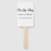 Rehearsal dinner One day away night before name da ハンドファン (裏面)