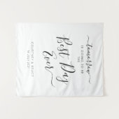 Rehearsal Dinner The Best Day Ever  タペストリー (正面(横))