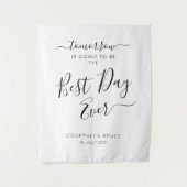 Rehearsal Dinner The Best Day Ever  タペストリー (正面)