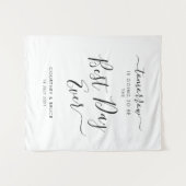 Rehearsal Dinner The Best Day Ever  タペストリー (正面(横))