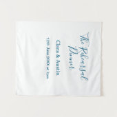 Rehearsal dinner the night before simple minimal m タペストリー (正面(横))