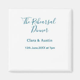 Rehearsal dinner the night before simple minimal m マグネット