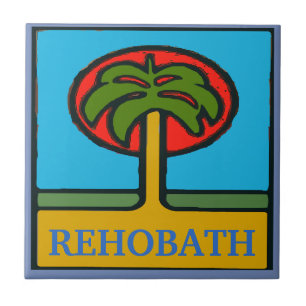 Rehobathビーチ、タイル、追加または編集文字タイル タイル