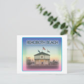 Rehobothのビーチデラウェア州- Rehoboth Ave場面 ポストカード (スタンド正面)
