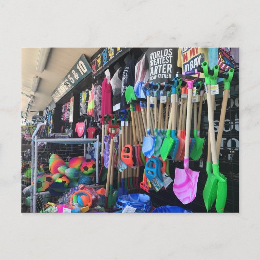 Rehobothビーチボードウォークバラエティーストアトイズ写真 ポストカード (正面)