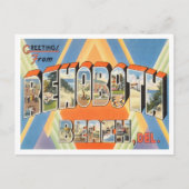 Rehobothビーチ、デラウェア旅行からの挨拶 ポストカード (正面)