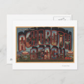 Rehobothビーチ、デラウェア – ラージレターシーン ポストカード (正面/裏面)