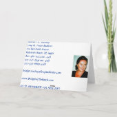 Rehobothビーチ、DE カード (裏面)