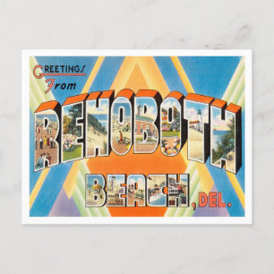 Rehobothビーチ、Delaware Travelからの挨拶 ポストカード