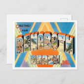 Rehobothビーチ、Delaware Travelからの挨拶 ポストカード (正面/裏面)