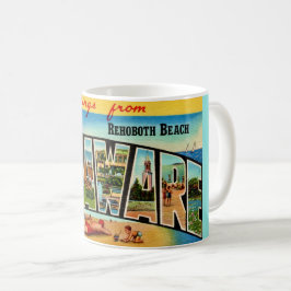  Rehoboth Beach Postcard Mug コーヒーマグカップ