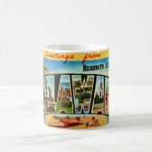  Rehoboth Beach Postcard Mug コーヒーマグカップ (中央)
