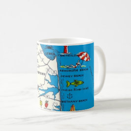 Rehoboth Bethany Beach Delaware Mug コーヒーマグカップ