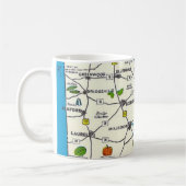 Rehoboth Bethany Beach Delaware Mug コーヒーマグカップ (左)