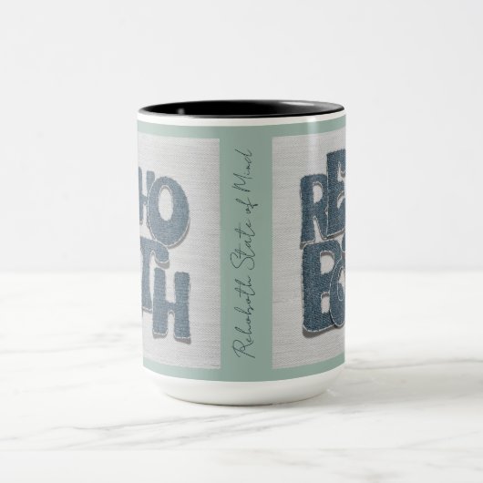 Rehoboth Delaware Denim Mug マグカップ (中央)