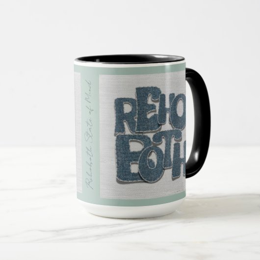Rehoboth Delaware Denim Mug マグカップ (正面右)