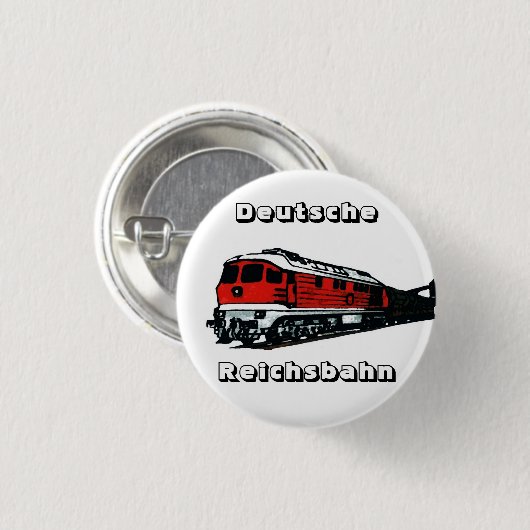 Reichsbahn Design 缶バッジ (正面&裏面)
