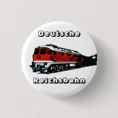 Reichsbahn Design 缶バッジ (正面)