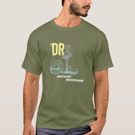 Reichsbahn Design DDR Tシャツ (正面)