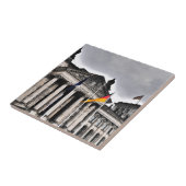 Reichstagの建物、ベルリン タイル (側面)