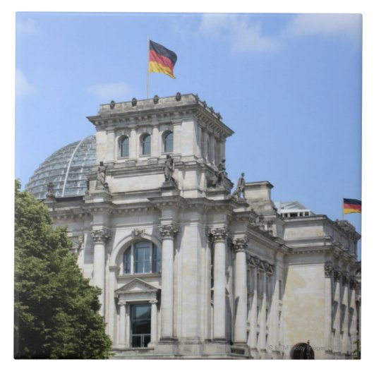 Reichstag、ベルリン、ドイツ2 タイル (正面)